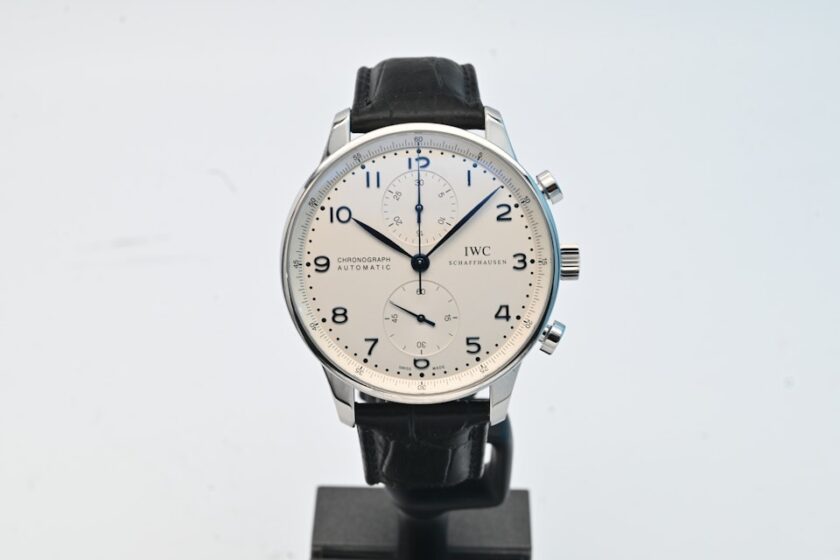 IWC Portuguese Chronograph Box & Papers 2 Straps - 669