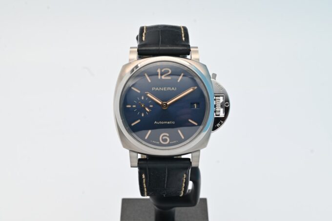 Panerai Luminor Due Certified Pam00926 Titanium & Blue Dail 2 Strap - 837