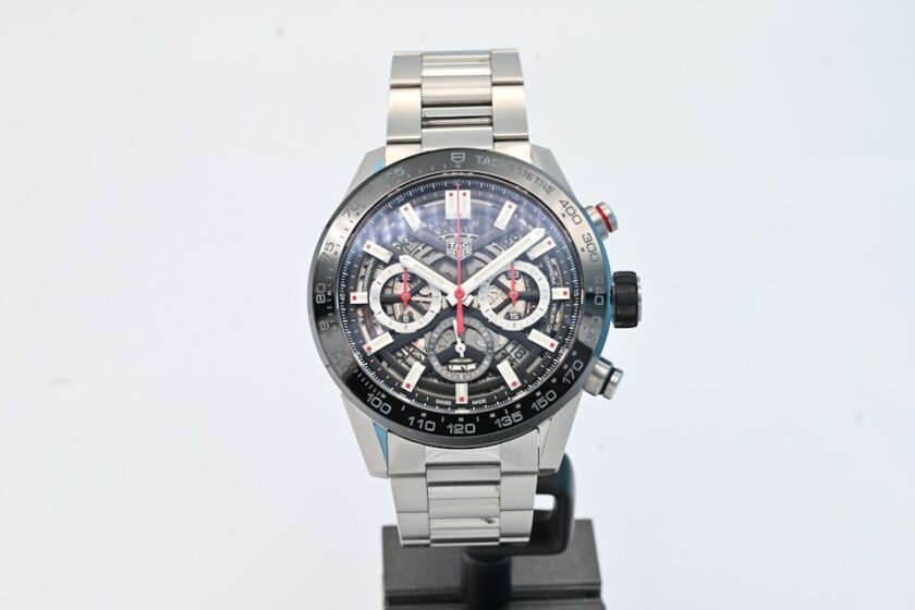 TAG Heuer Carrera Calibre Heuer 02 Black Skeleton Fullset - betjänad - 551